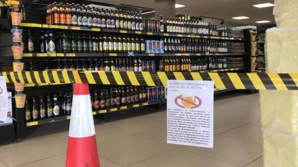 O governo do estado proíbe venda de bebidas alcoólicas a partir desta sexta (5)