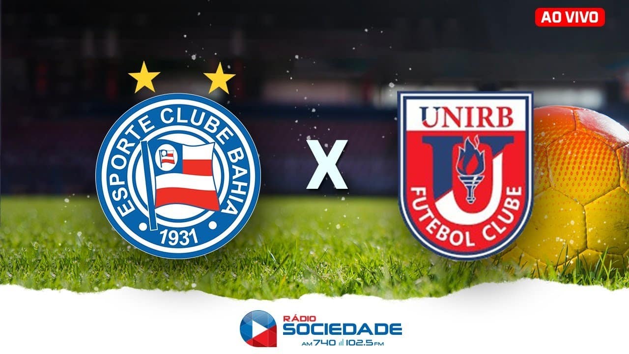 Nesta quarta-feira (3), Bahia e UNIRB se enfrentam a partir das 18h, em Pituaçu, pela 3ª rodada do Campeonato Baiano