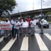 Rodoviários de Salvador protestam na Rótula do Abacaxi por celeridade da Justiça após acordo por dívidas