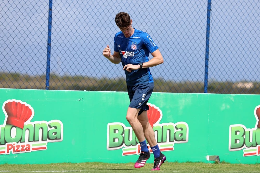 retorno de Gérman Conti em jogo do Bahia contra o Flamengo