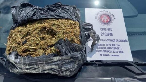 Tatuador é preso com 2kg de maconha durante blitz da PM em Nazaré