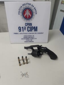 Em menos de seis horas, 91ª CIPM apreende três armas 