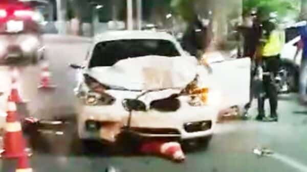 Repórter de TV bate BMW em viatura da Transalvador em blitz na Garibaldi