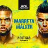 Marreta x Walker inaugura outubro de Brasil em todas lutas principais do UFC