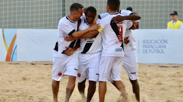 Vasco da Gama vence o Dínamo Minsk e garante 3º lugar no Mundialito de Futebol de Areia