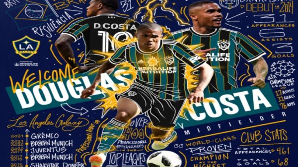 Los Angeles Galaxy anuncia contratação de Douglas Costa