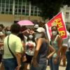 Professores da rede municipal protestam durante reabertura dos trabalhos na Câmara de Salvador