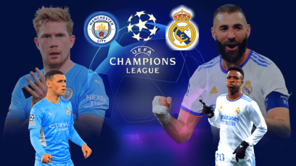 Manchester City x Real Madrid: onde assistir ao jogo da semifinal da Champions League desta terça-feira