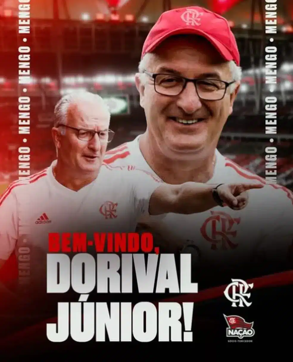 Flamengo anuncia a volta de Dorival Júnior