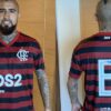 Arturo Vidal desembarca no Rio de Janeiro para passar por exames e assinar com o Flamengo