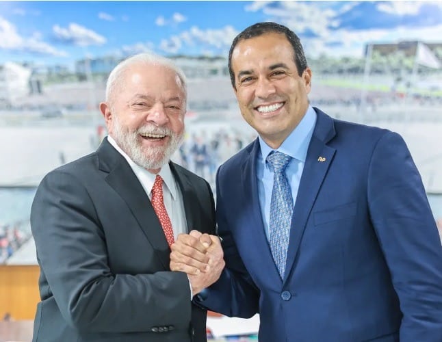 Bruno Reis se reuniu com o presidente Lula nesta segunda — Foto: Ricardo Stuckert / PR