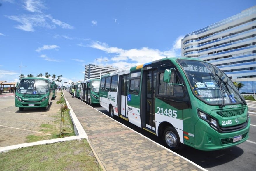 Salvador ganha 41 novos ônibus com ar-condicionado