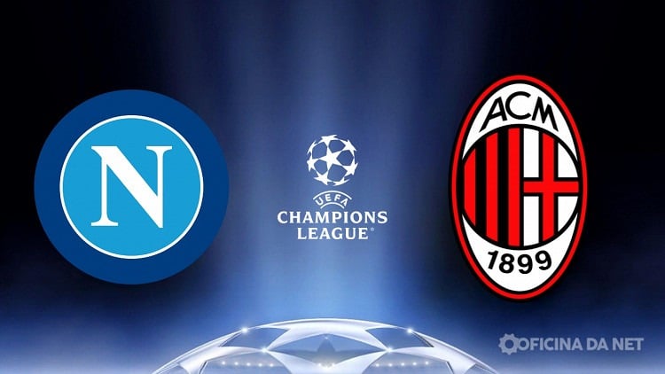 Napoli x Milan na Champions: onde assistir ao vivo e horário