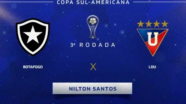 Botafogo x LDU: onde assistir ao vivo, horário e escalações para partida da Sul-Americana