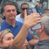 Bolsonaro com apoiadores em Orlando