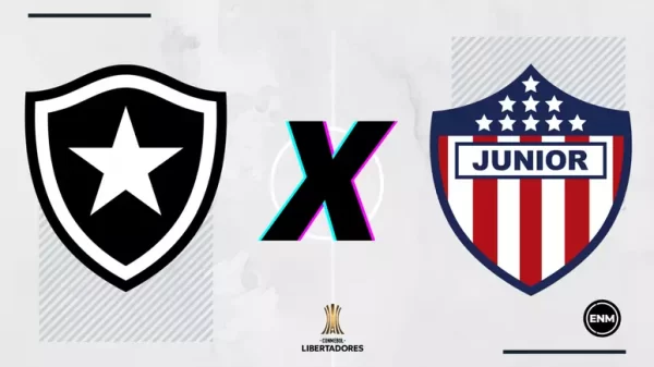 Botafogo x Junior Barranquilla: onde assistir ao vivo, horário e escalações
