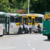 Manifestação dos rodoviários Crédito: Arisson Marinho