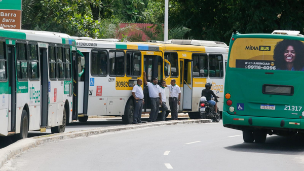 Manifestação dos rodoviários Crédito: Arisson Marinho