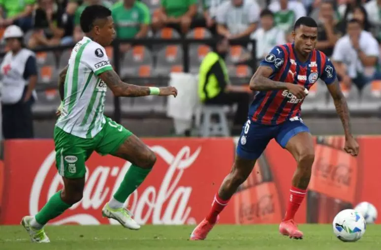 Foto: Divulgação / Conmebol - Legenda: Atlético Nacional e Bahia duelaram pela quarta rodada da Copa Libertadores 2025 / Jogada10