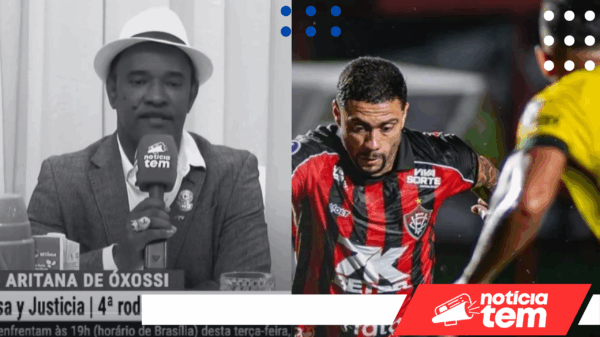 ARITANA DE OXÓSSI ACERTA PLACAR DE VITÓRIA x DEFENSA Y JUSTICIA AO VIVO NA LIVE DO NT ESPORTE!