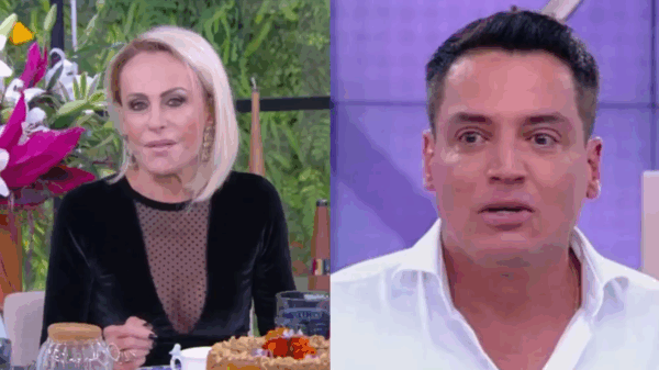 Ana Maria Braga e Leo Dias Foto: Reprodução/Globo/SBT / Contigo