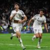 Zagueiro Jacobo Ramón faz o gol da vitória dramática do Real Madrid contra o Mallorca — Foto: Pierre-Philippe