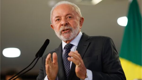 O presidente da República, Luiz Inácio Lula da Silva, durante entrevista coletiva realizada em 3 de junho de 2025, no Palácio do Planalto, em Brasília (DF). — Foto: Wilton Junior/Estadão Conteúdo