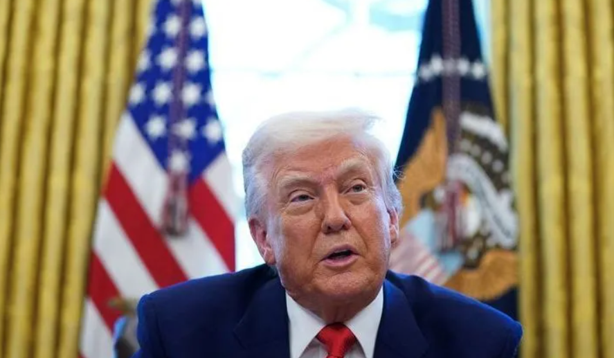 Presidente dos EUA, Donald Trump, na Casa Branca, em Washington • REUTERS/Nathan Howard