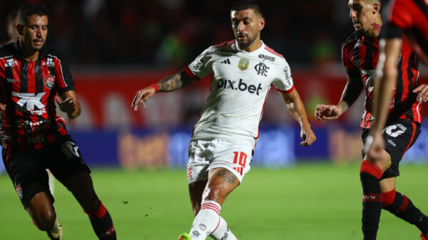 Flamengo venceu por 2×1 no jogo do primeiro turno. (Foto: Gilvan de Souza/Flamengo)