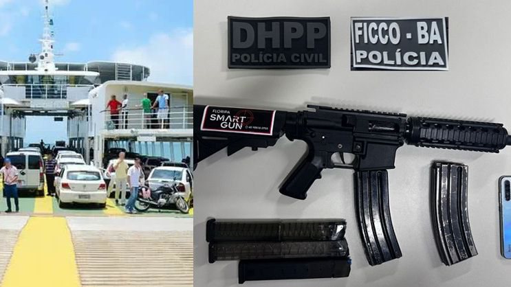 Força de segurança impedem entrega de fuzil a facção criminosa de Salvador | Bnews - Divulgação Arte/BNews