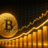 Bitcoin (BTC) em alta (Imagem: ChatGPT)